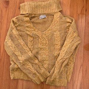 UO SWEATER mustard yellow
